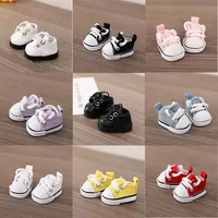 For LABUBU Canvas Shoes Suitable for 17cm Labubu Dolls Shoes Boots Toys Casual Sports Shoes Dolls Accessories DIY Doll Toys 1