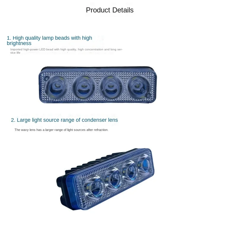 ְ  ,  õ, ڹ  ÷, 4 LED , DC12V, 2 