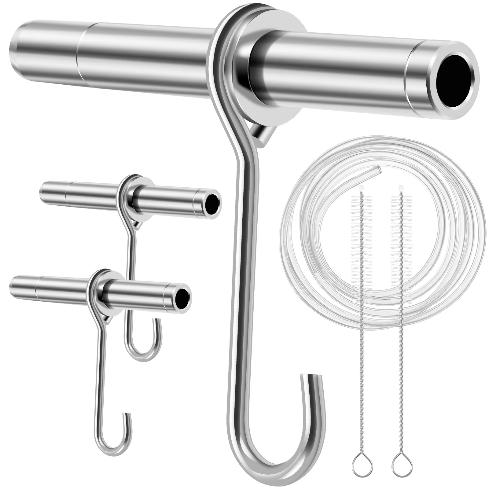 

Maple Syrup Tapping Kit Stainless Steel Maple Tree Taps Spiles Maple Syrup Supplies Includes 3 Spiles 3 Hooks 3Pcs 3ft Food