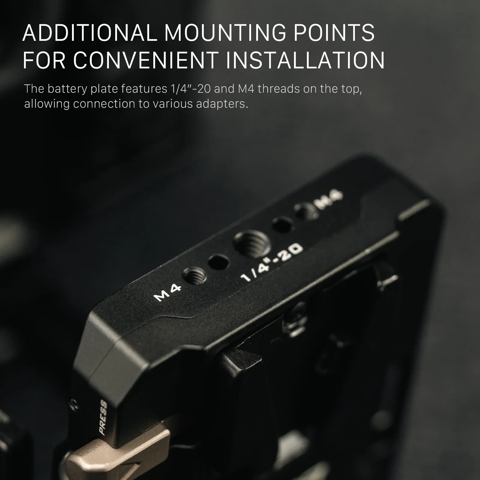 TILTA Mini PD V Mount Battery Plate Black TA-BTP4-V-B Camera DSLR Extension V Mount Plate Universal Accessories