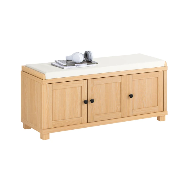 Seat chest of drawers bench with storage