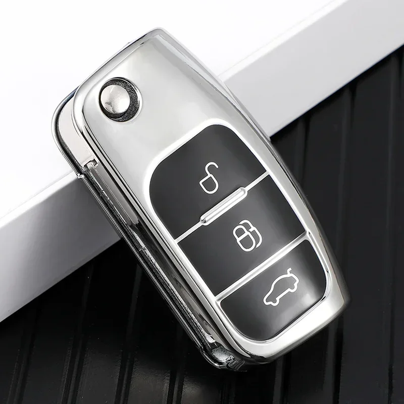 Enhanced Auto Shell TPU Car Key Cover