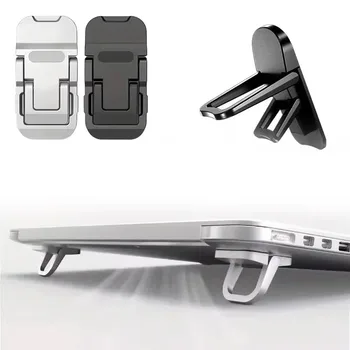 1 paio di supporti portatili per laptop, poggiapiedi, base da scrivania, piccolo supporto sospeso, riscaldatore per computer, accessori per laptop