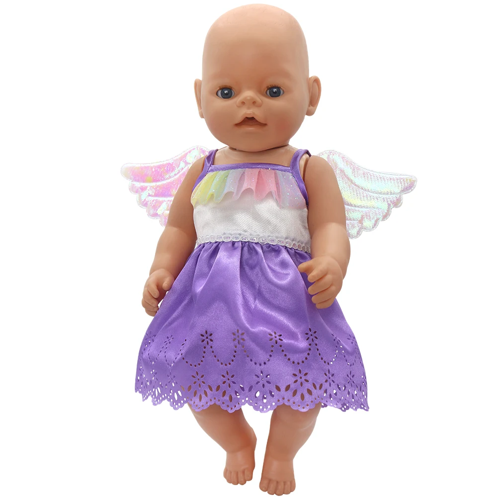 Babypuppenkleid 43 cm für 17" Mädchenpuppe Sommer-Outwear-Zubehör – Detail 32