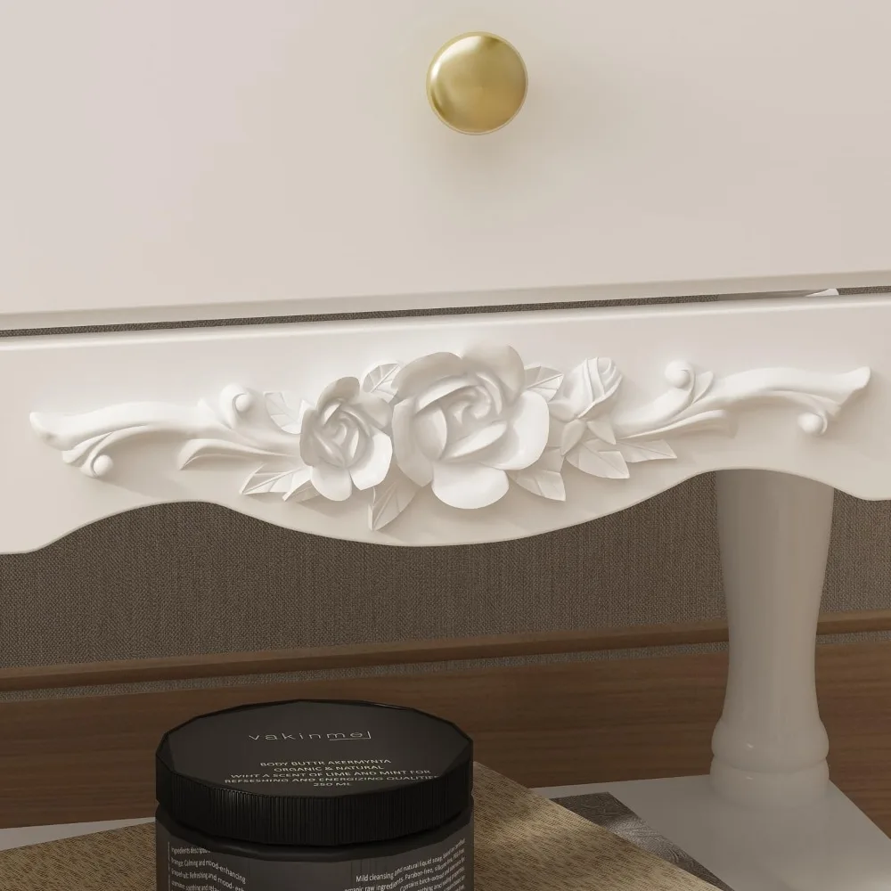 Vintage Wooden Nightstand 5