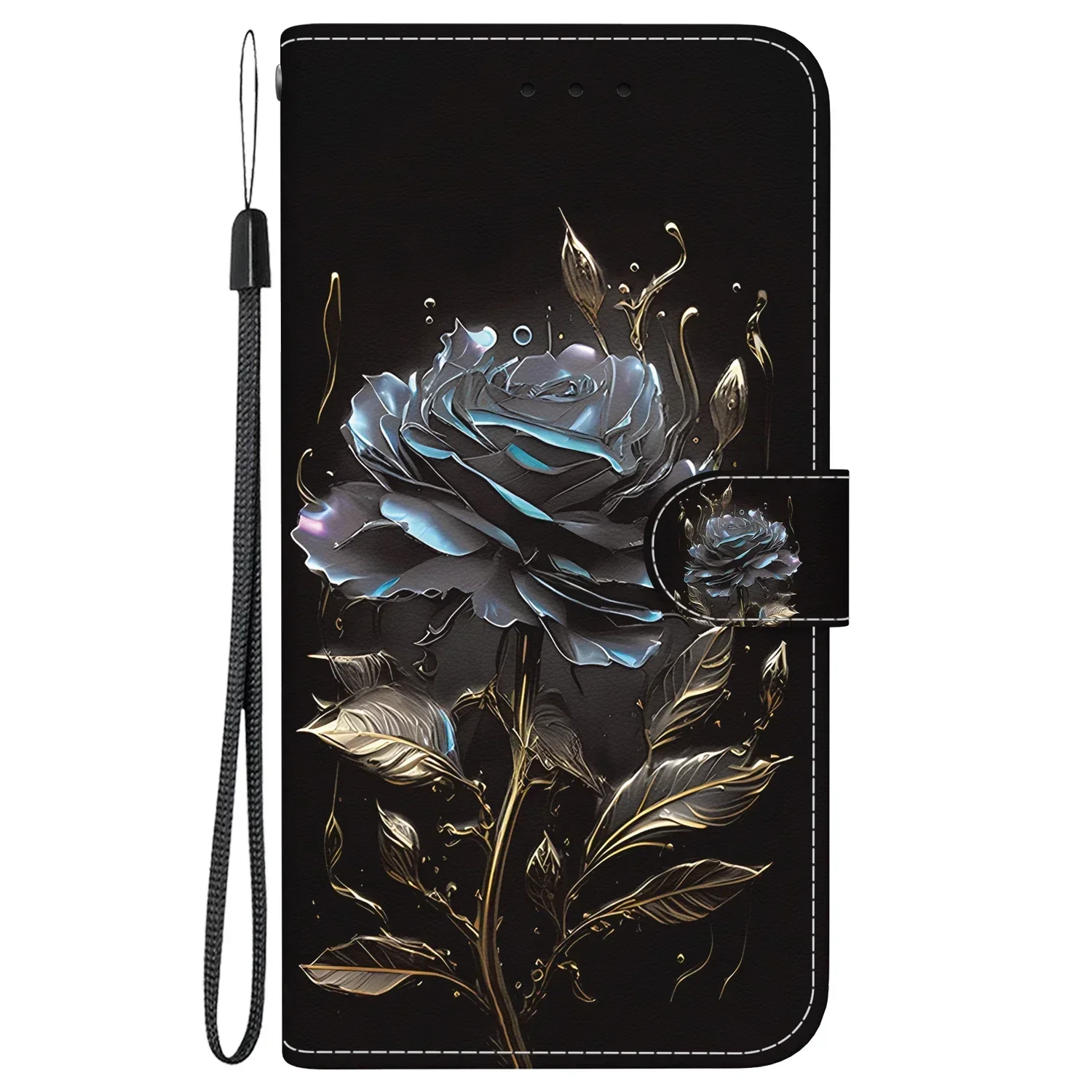 Sunjolly Artistic Flip Wallet Phone Case Cover