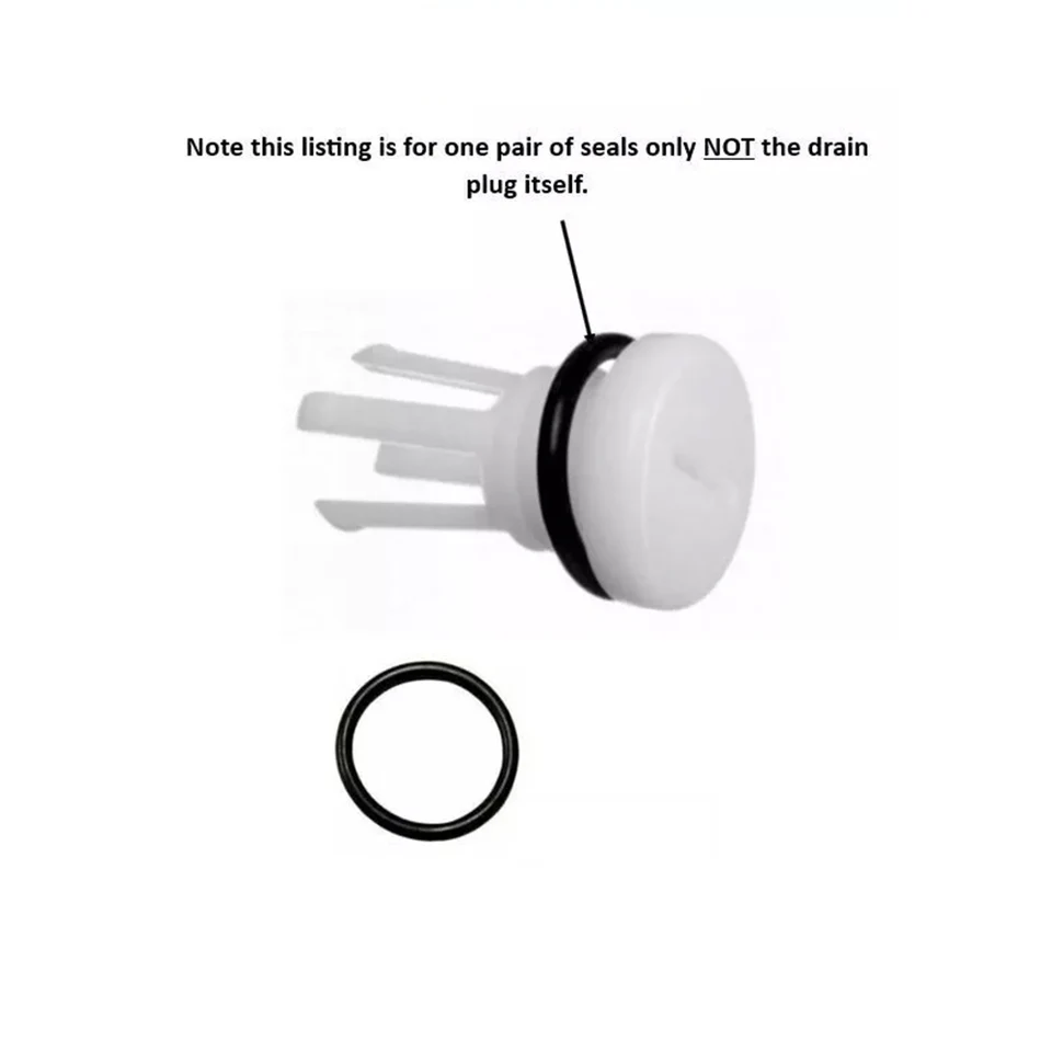 Tappo Di Scarico Per Scaldabagno Camper Atwood 1/2 Pollice NPT - 4 Pezzi In PVC Con Nastro Sigillante