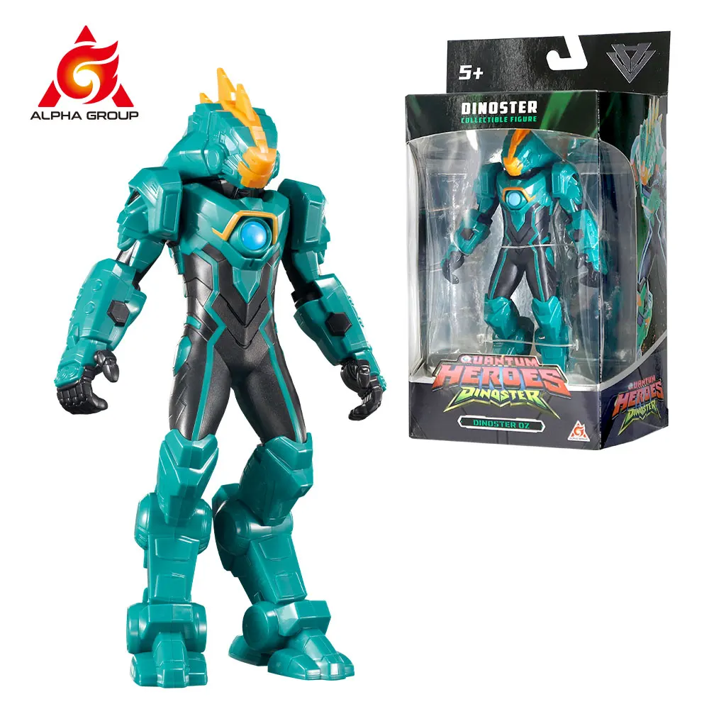 thumbnail image 1 of Figura de dinosaurio Quantum Heroes de 6 pulgadas, 1 pieza, Lucio, Delby, OZ y Jay Min con brazos móviles, figura de acción de anime, juguetes para niños, regalo, 1 of 4