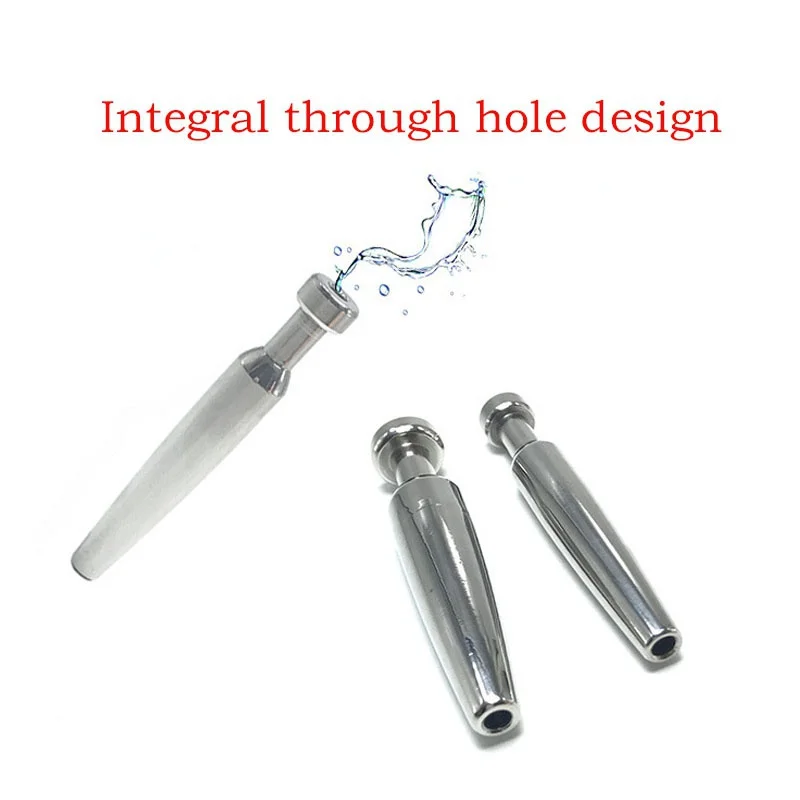 Stainless Steel Hollow Urethra Plug Urethral Catheters Spreader Sex Toys for Man urethral dilator silicone urethral dilator