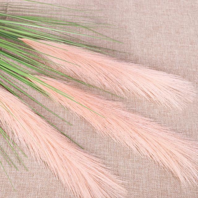 Reed Grass Dog's Tail Grass Spring Wedding Party Living Room Home Decoration Flower Arrangement Diy Fake Reed Bouquet
