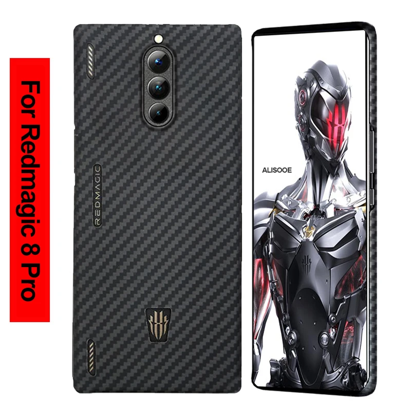 For ZTE Nubia Red Magic 9 Pro Skin Feel Shockproof Leather Case Soft Back  Cover Funda For Magic 9 Pro Protector чехол - AliExpress