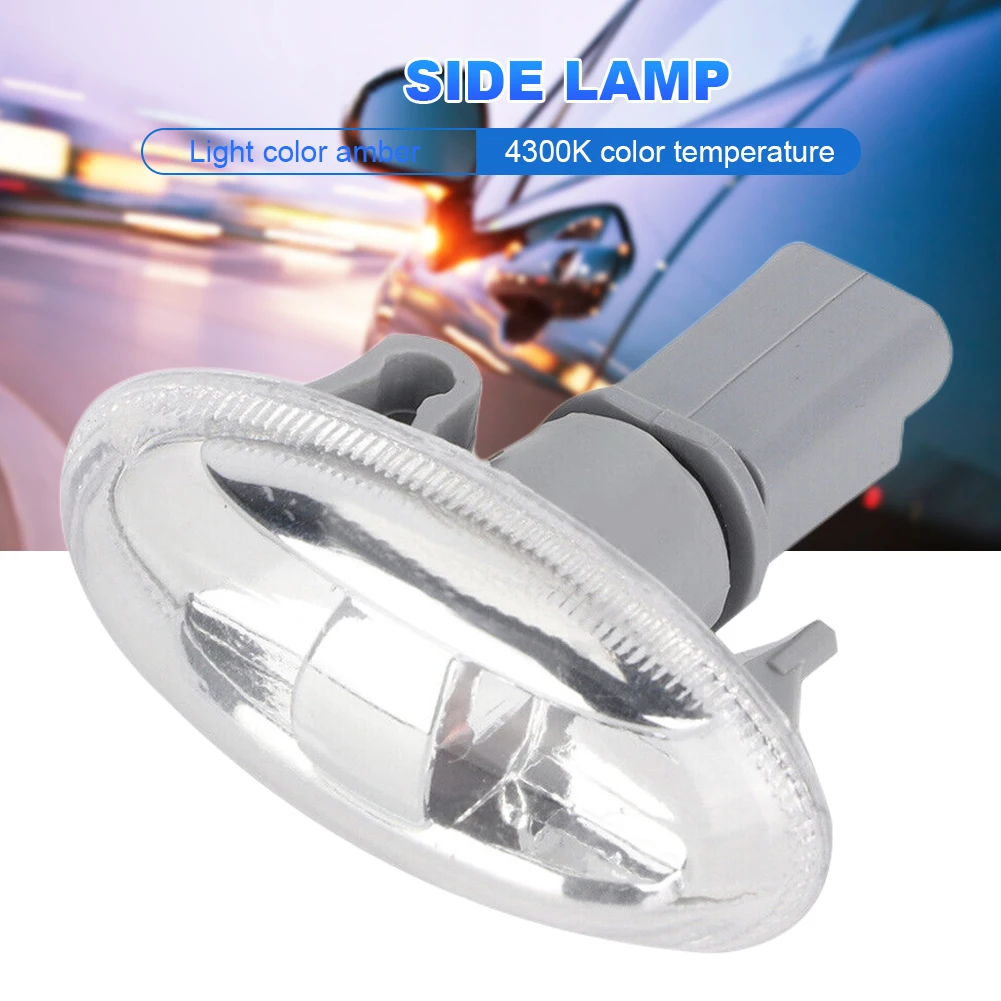 LED Partner Side Lamp 12V Car Indicator Light Amber Indicator Repeater Light for Peugeot 107 2005-2014 for Peugeot 206 1998-2016