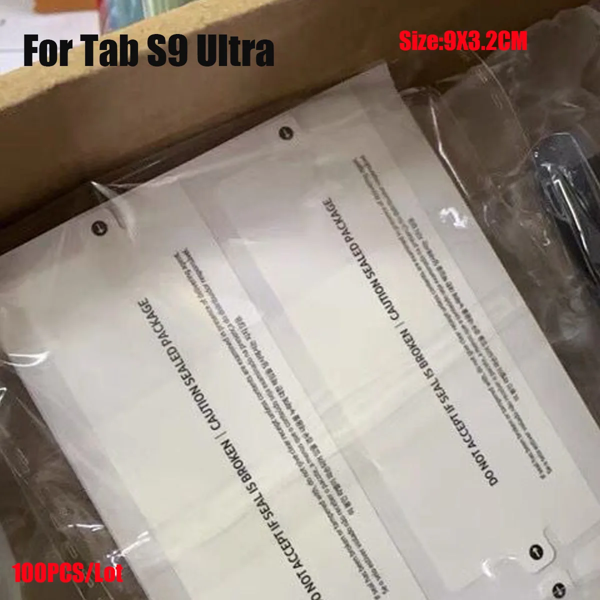 100Pcs-Box-Seal-Resealed-Label-Sticker-for-Samsung-Galaxy-Tab-S9-Ultra ...