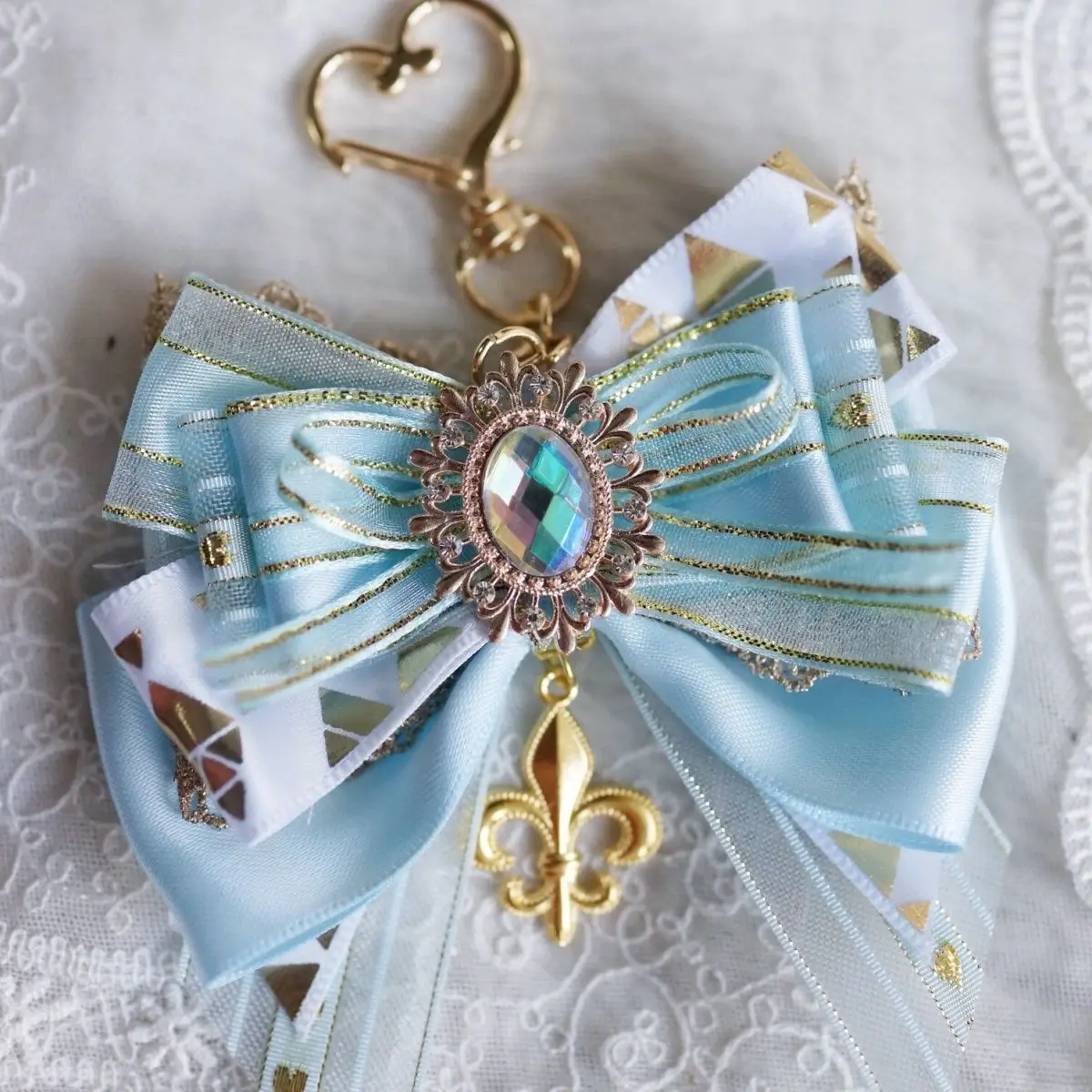 Luxury Ita Bag Accessories: Bow Hangings & Keychain Enhancements