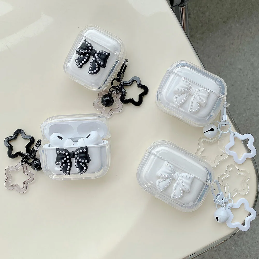 未使用　AirPods 3 用 ケース　分離式　2色 Apple Airpods 3シリコンイヤホンケース,透明,カラー,ノット