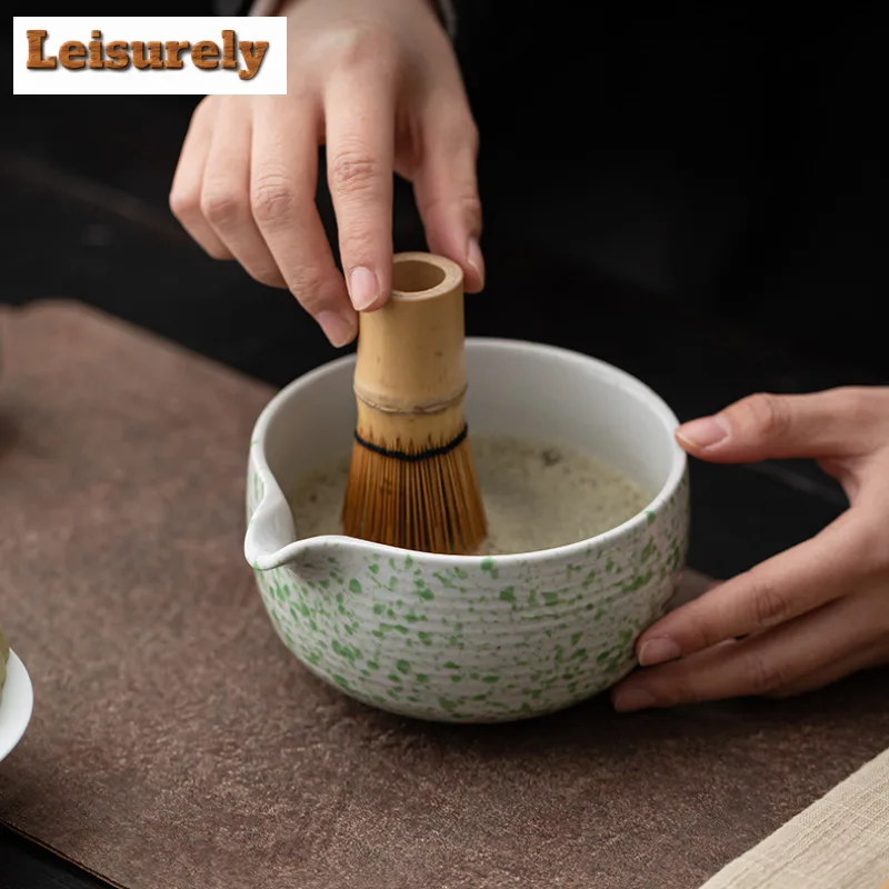 Creative Starry Sky Dot Tea Set Complete Set Japanese Matcha Whisk Set Kit Tea Brush Stand Tea Ordering Tools Kitchen Supplies
