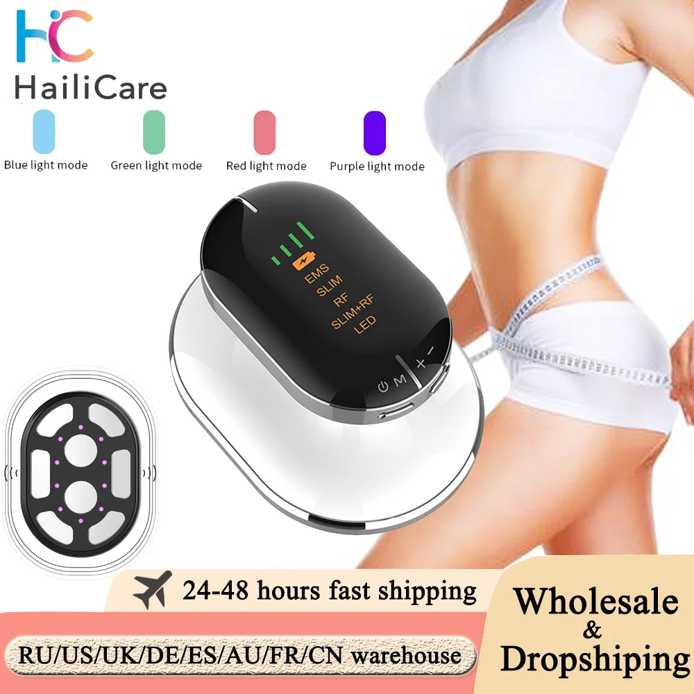 

EMS & RF Body Slimming Machine High frequency Vibration Massager Radio Frequency Cellulite Removal Far Infrared Therapy Device