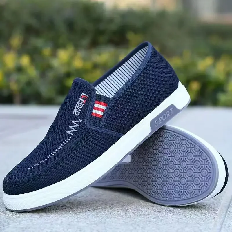 Spring Autumn New male Soft soled Shoes Outdoor non slip canvas footwear Casual comfortable flat Men's Fashion Shoes Zapatillas 4