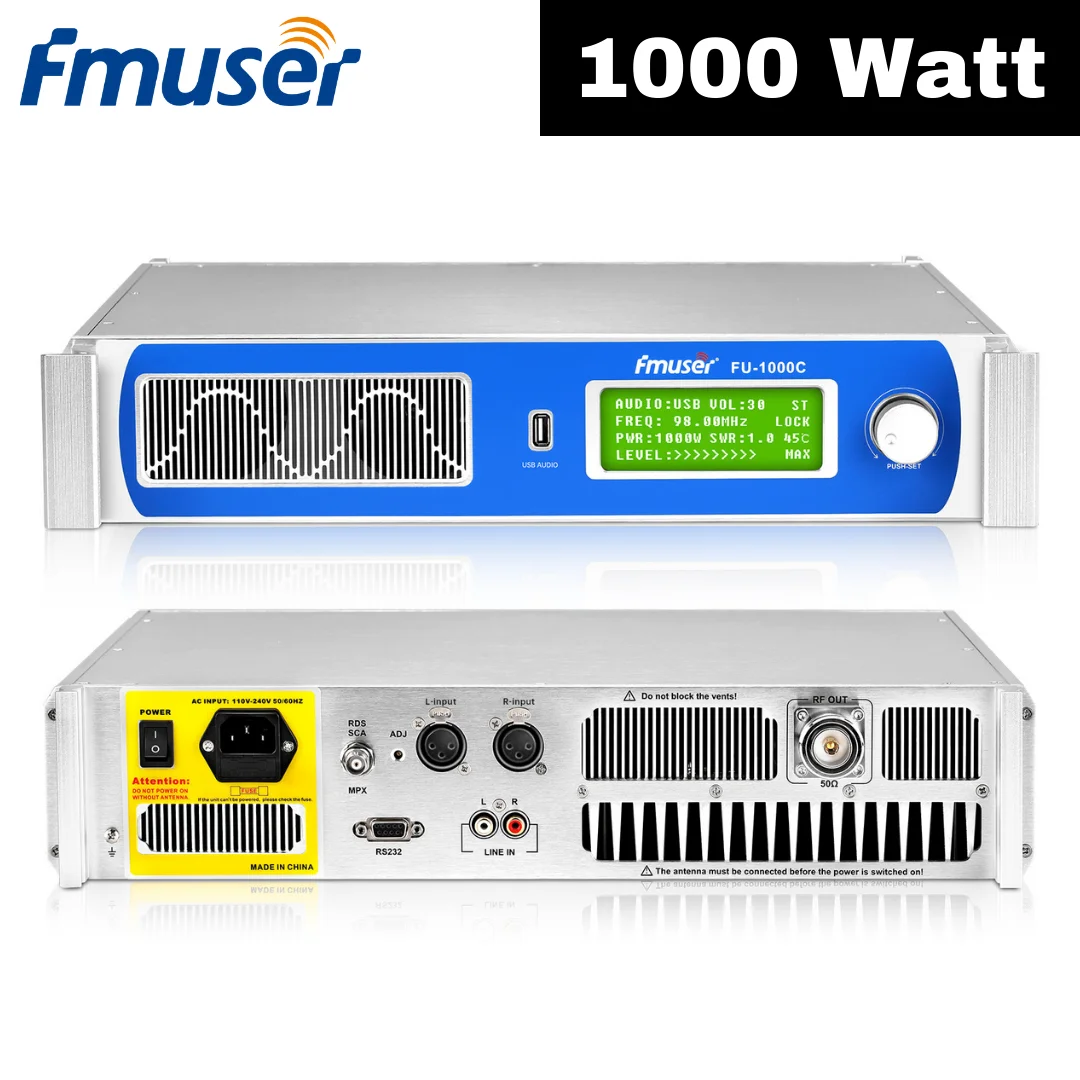 Fmuser1000wFMTransmitterforRadioBroadcastStationprofessional