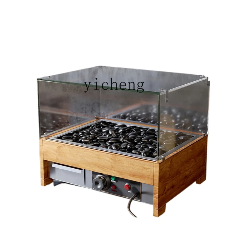 ZK Electric Heating Volcanic Rock Roast Sausage Machine Gas Commercial Stall Donut Fryer
