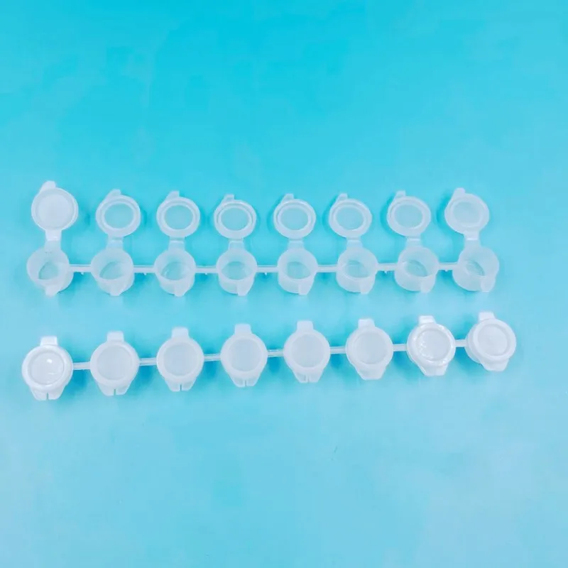 

Gypsum Color Painting Empty Box Sub Packaging Acrylic Paint Small Box Packaging 86 Color One-Piece Strip 35Ml Color Mixing Tray