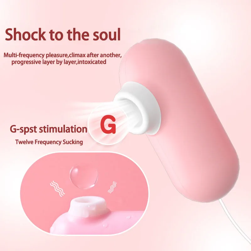 Clitoris G Spot Stimulator Clitoris Sucker Vibrator Female Sex Toys Adult Store 18 2 In 1 Sucking Vibrator Female Masturbator sex toys