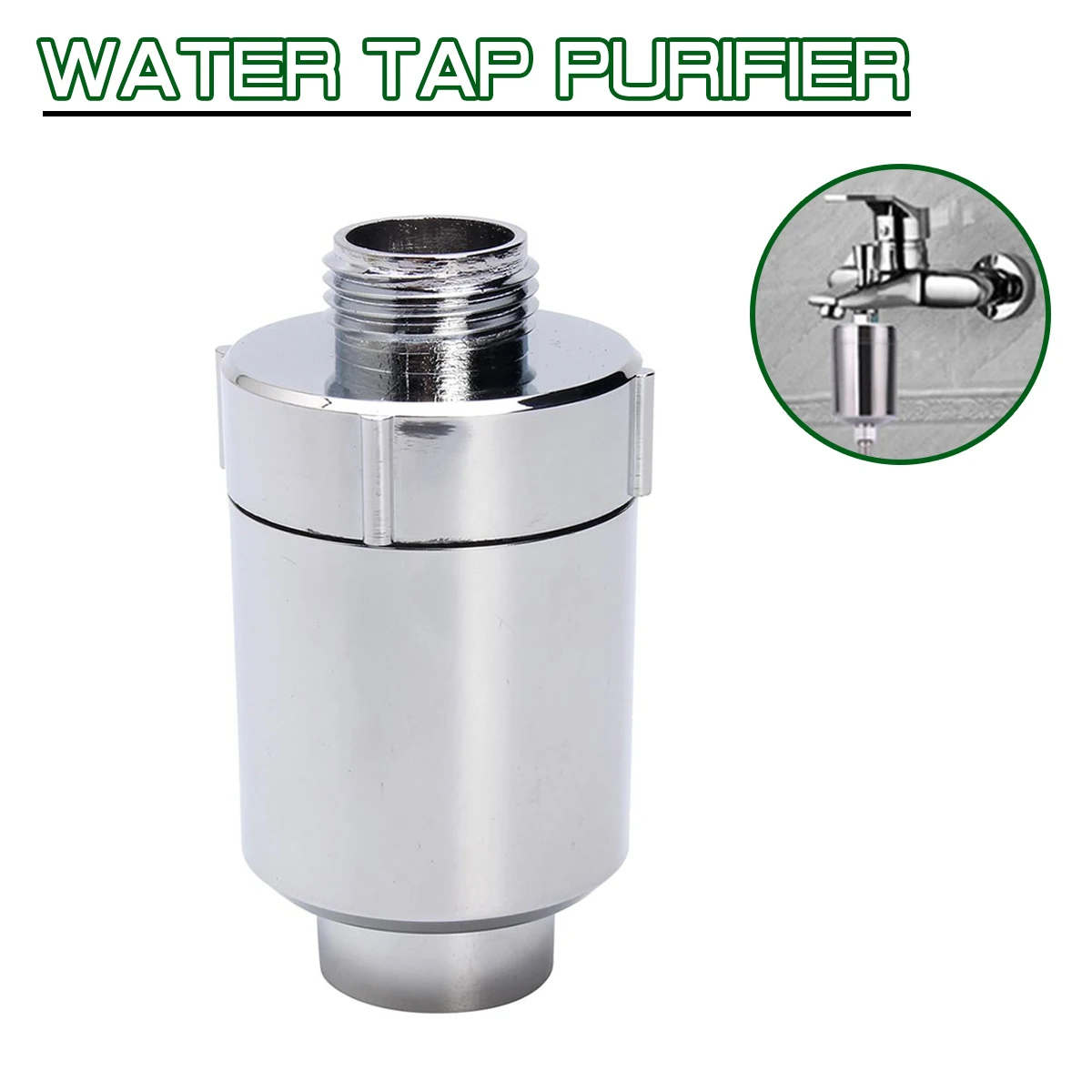 

Multifunctional single cold faucet filter dechlorinator Water Tap Purifier Water Filter In Line Faucet Shower Head accessories