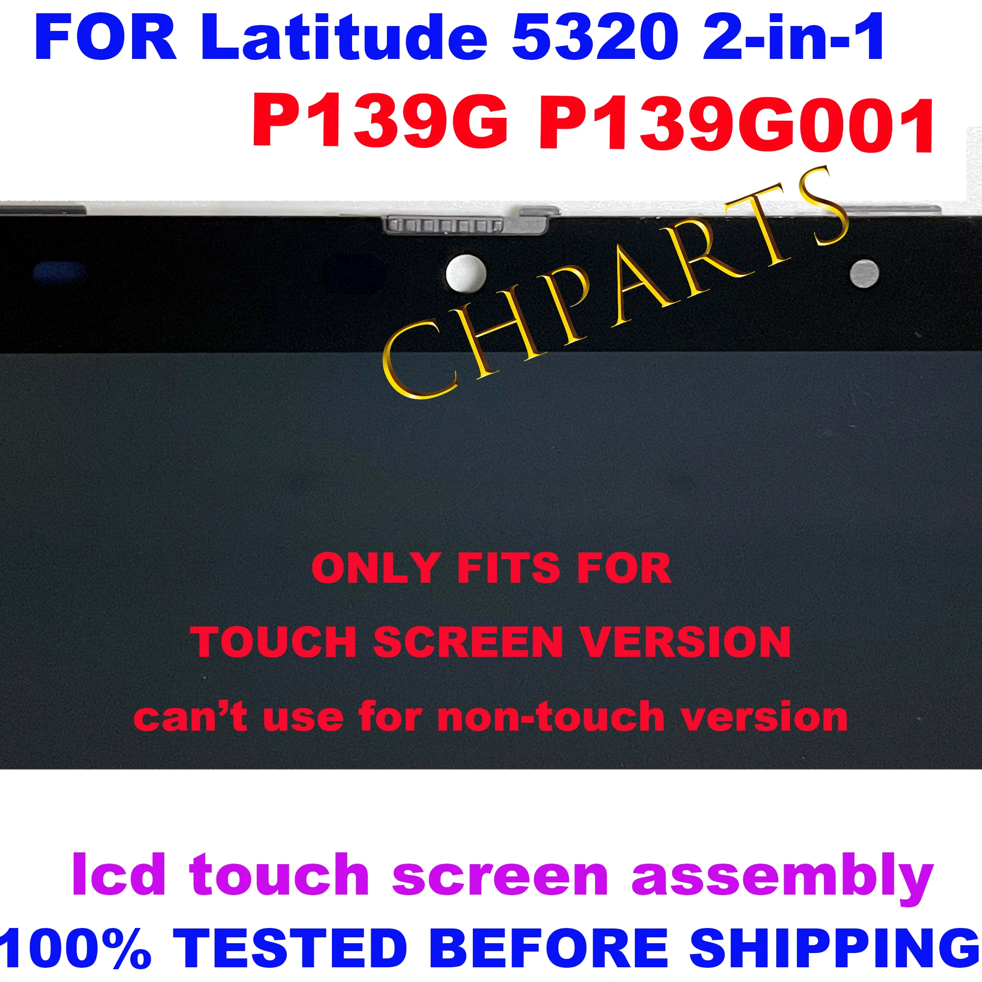 Dell Latitude 5320 Tactile – I5-1145G7, 8Go RAM, 256Go SSD, 13,3"