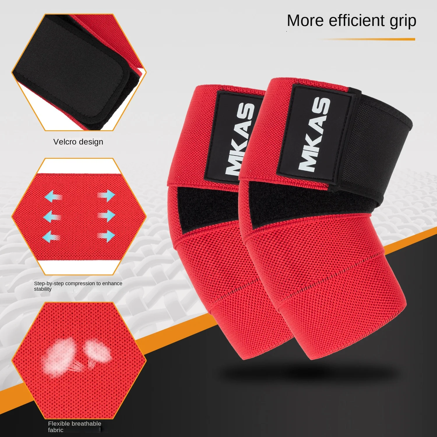 1 Pair Elbow Straps for Weight Lifting Gym Fitness Elbow Wraps Powerlifting Support Crossfit Deadlift Workout Protector elbow brace elbow strap elbow pads