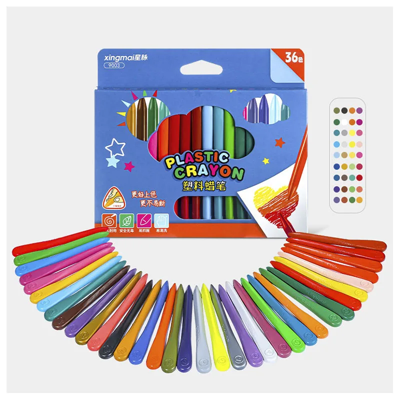 Best Quality Small Triangle Non-Toxic Crayons with Vibrant Colors for  Children Drawing - China Crayon, Stationery