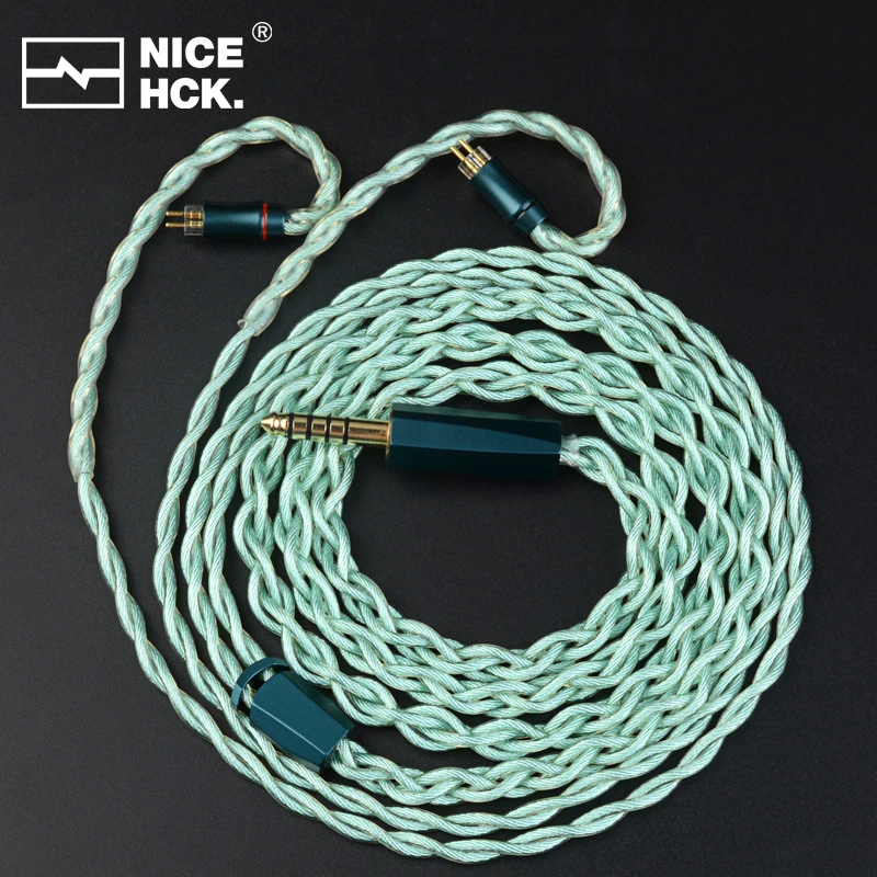 

Флагманские наушники NiceHCK FourMix, Hi-Fi кабель, обновленный провод из кватротройного сплава 3,5/2,5/4,4 MMCX/0,78/N5005 Pin для IEM F1 S12 Oline
