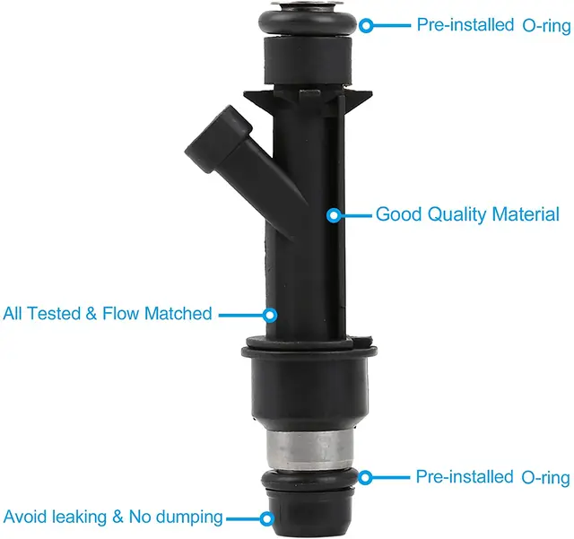SCITOO Fuel Injectors Set Of 6 – Replacement For Buick/Chevy/Pontiac 3.8L V6 2000-2005 Models, FJ313 12586551