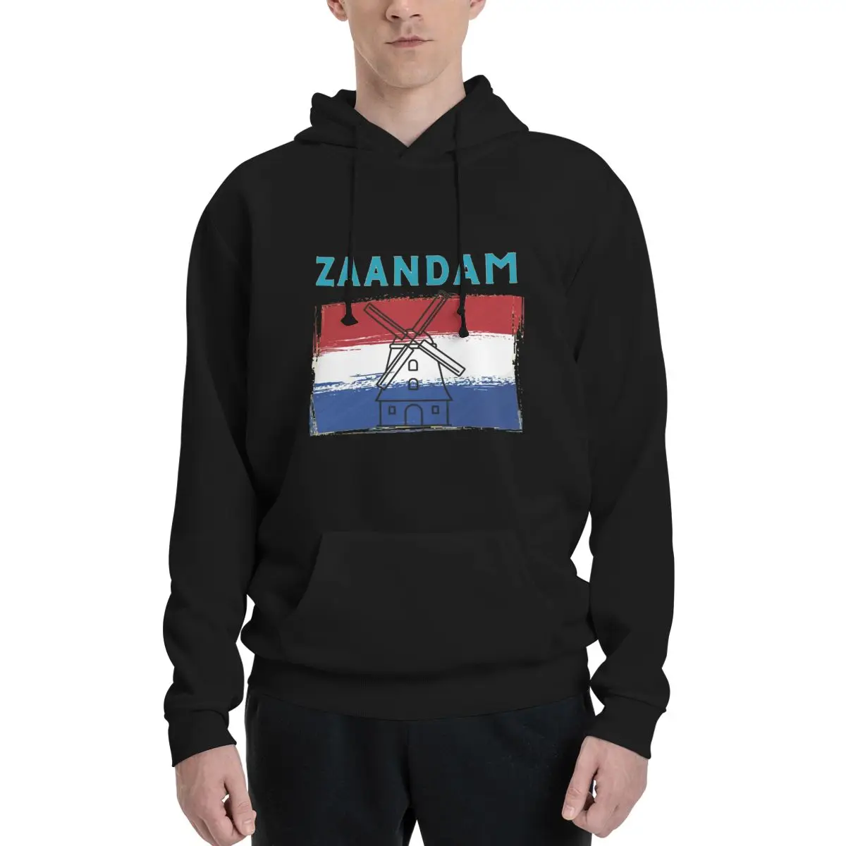 

Классическая Толстовка Zaandam из полиэстера, мужской женский свитер, размер XXS-3XL