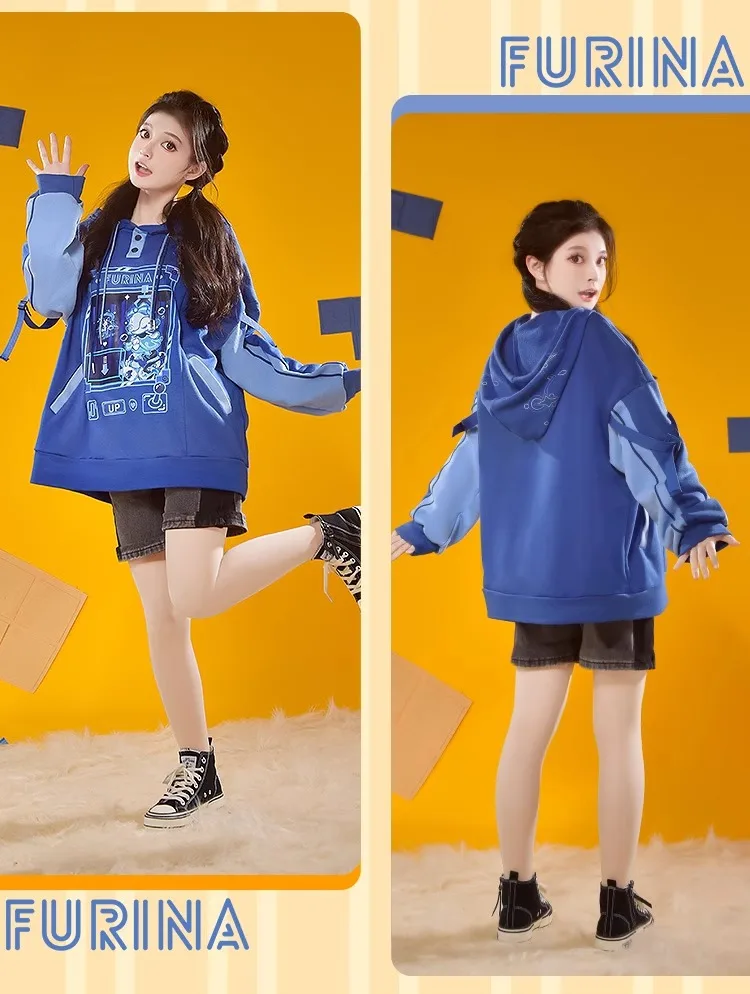 Genshin Impact Patchwork Hoodie 3