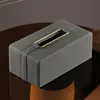 High-end Fashion Vine Woven Tissue Box For Office Car Living Room Napkin Facial Tissues Holder Dispenser Decorative Container 3
