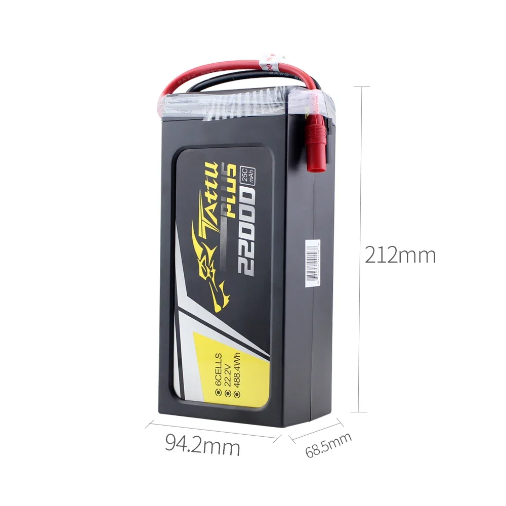 Tattu プラス 6S 22.2V リポスマートバッテリー 4 4S 10000mah 