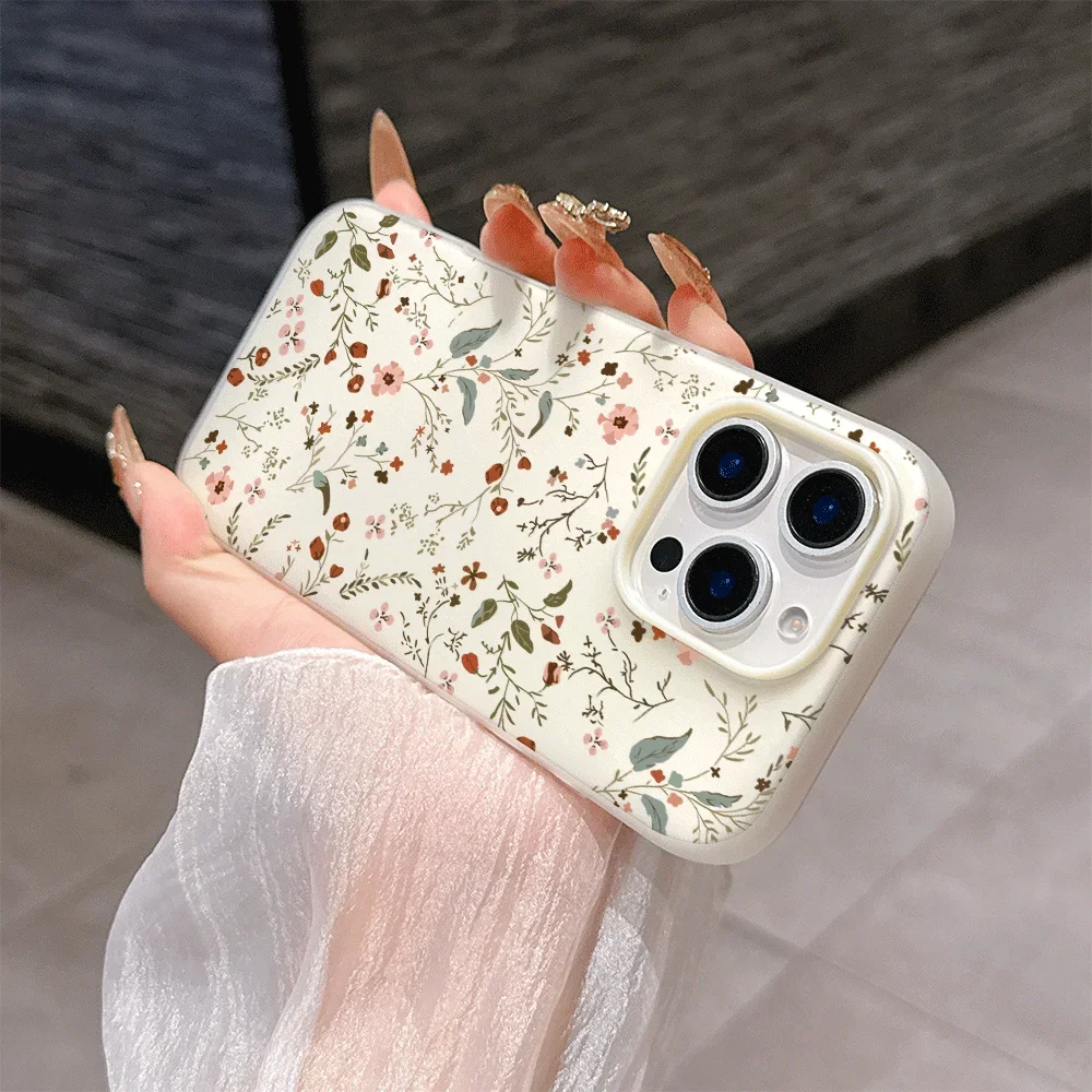 Floral Cherry Blossom Matte Phone Case Cover