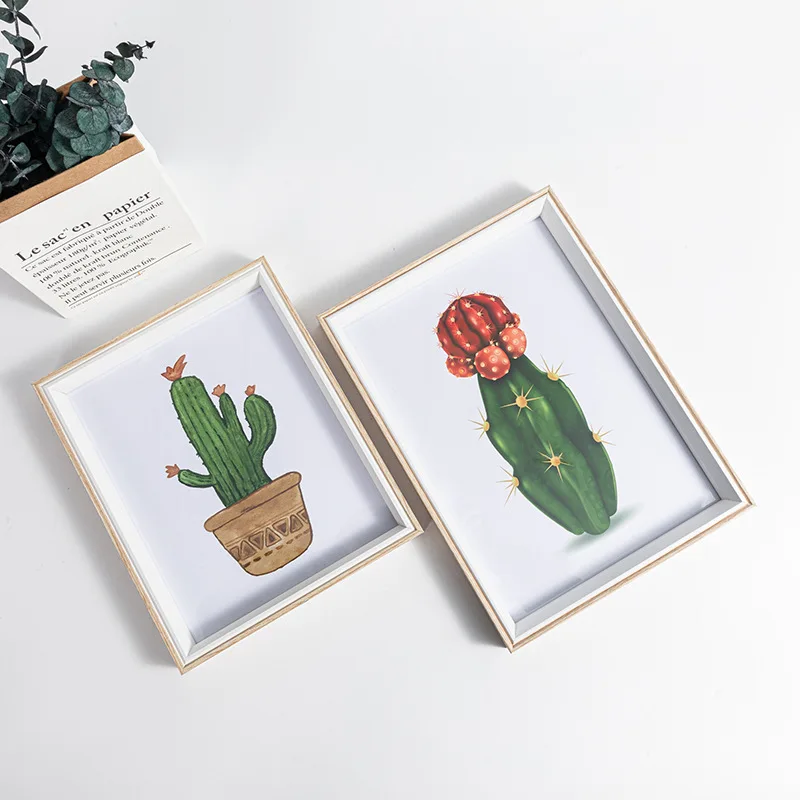 

87169 wholesale A4 business picture frame building wall hanging table stereo pict