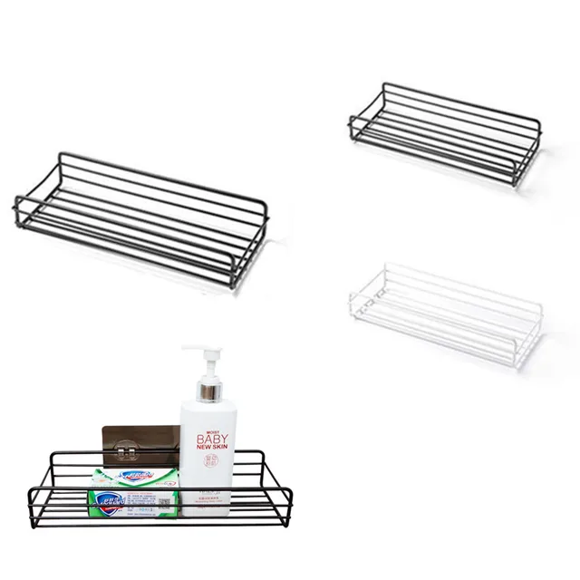 Organize Your Space with the 1/2 Pcs Bathroom Shelf Wall Mount