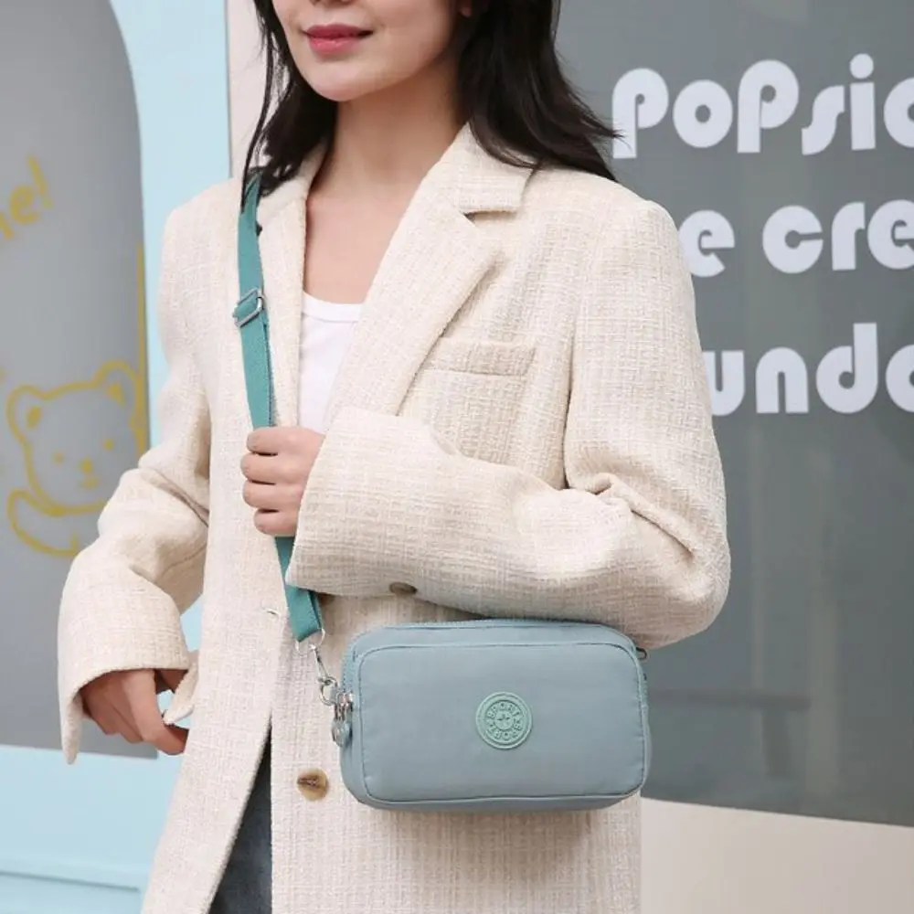 

Oxford Cloth Oxford Cloth Crossbody Bag Handbag Korean Style Multilayered Handbag Multilayered Message Bag