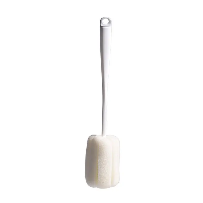 2 pezzi di spazzola con manico lungo per la pulizia di tazze di vetro e bottiglie di latte, spazzole in spugna altamente elastiche, accessori per utensili da cucina, 26 cm_voghion.com