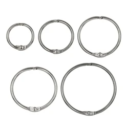 Loose Leaf Binder Rings,Metal Book Binder Rings Key Rings,Metal Book Rings