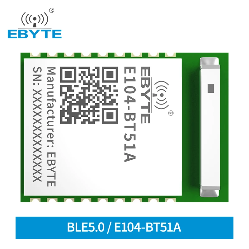Módulo Inalámbrico Cc2640R2F Ble5.0, 2,4 Ghz, Uart A Ble, Antena Pcb Esclavo, Bajo Consumo De Energía, Comando At, E104-Bt51A Ebyte
