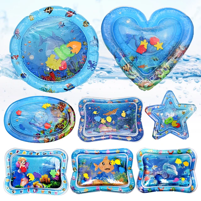 Baby Inflatable Water Mat Creative Ocean Animal Inflatable Cushion Early Educational Crawling Toddler Play Mat for Baby Toy Gift 2