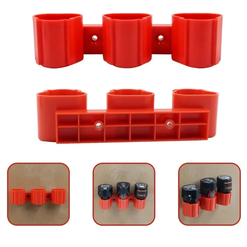 리튬 이온 배터리 홀더 보관 고정 브래킷 설치 기본 디스플레이 랙 버클 Milwaukee M12 12V For Makita 10.8V BL1013