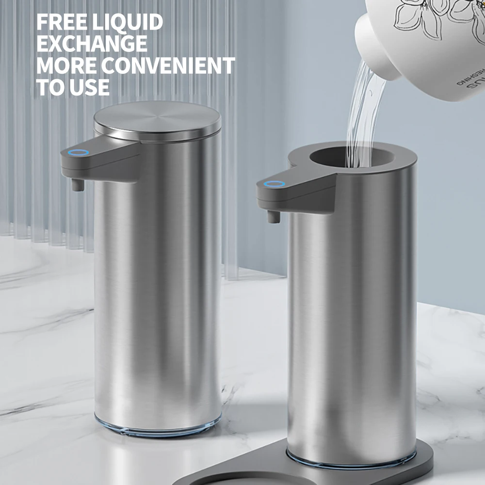 Soap Dispenser Soap Pump Soap Dispenser Head Wall Mounted Dispenser Stainless Steel Automatic Foam Soap Dispenser