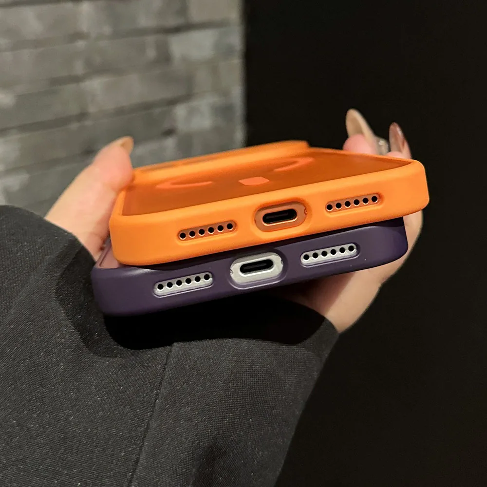 Shockproof Translucent Magnetic Phone Case For Iphone Pro Max_voghion.com