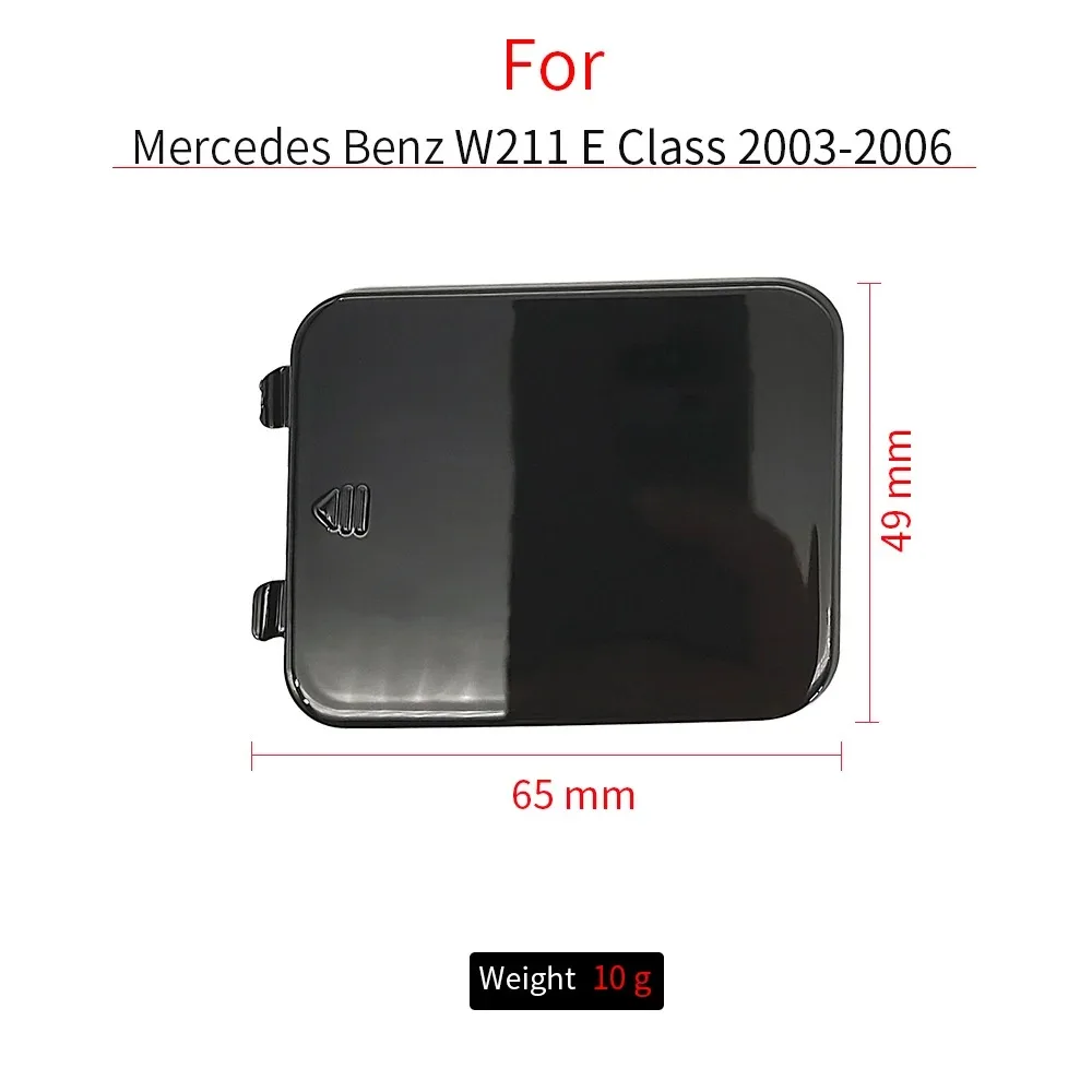 Rear Bumper Tow Hook Cover Cap - Black, White, Silver