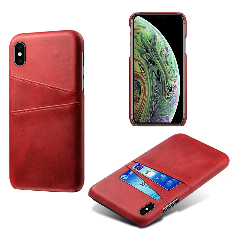 For iPhone 14 Pro 13 Pro MAX 12 min 11 Leather Card Holder Phone Case 7 8 Plus 6 6s X XR PU Leather Cover For iPhone XS MAX 5 SE