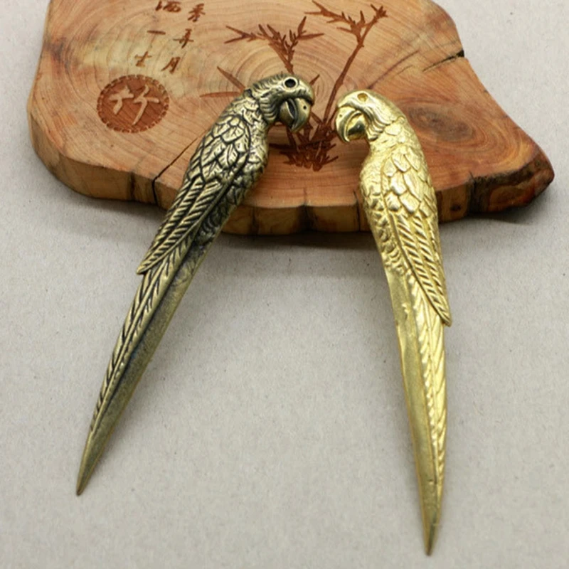 Tea Knife Retro Brass Material Tea Cutters Needles Cakes Prying Gadgets for Severe Fermentation Cake Accessories